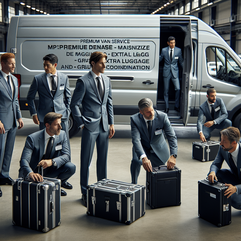 TEB Van service - Group Logistics: Maximizing handling extra luggage and group coordination for Teams at Teterboro