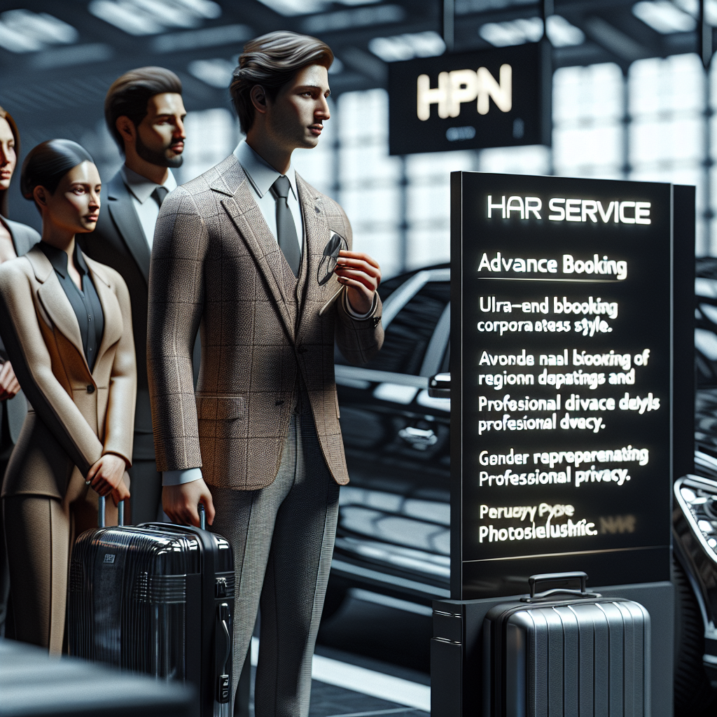 HPN Car service - Advance Booking: Securing Car service to Avoid fast-track regional departures and elite privacy Delays