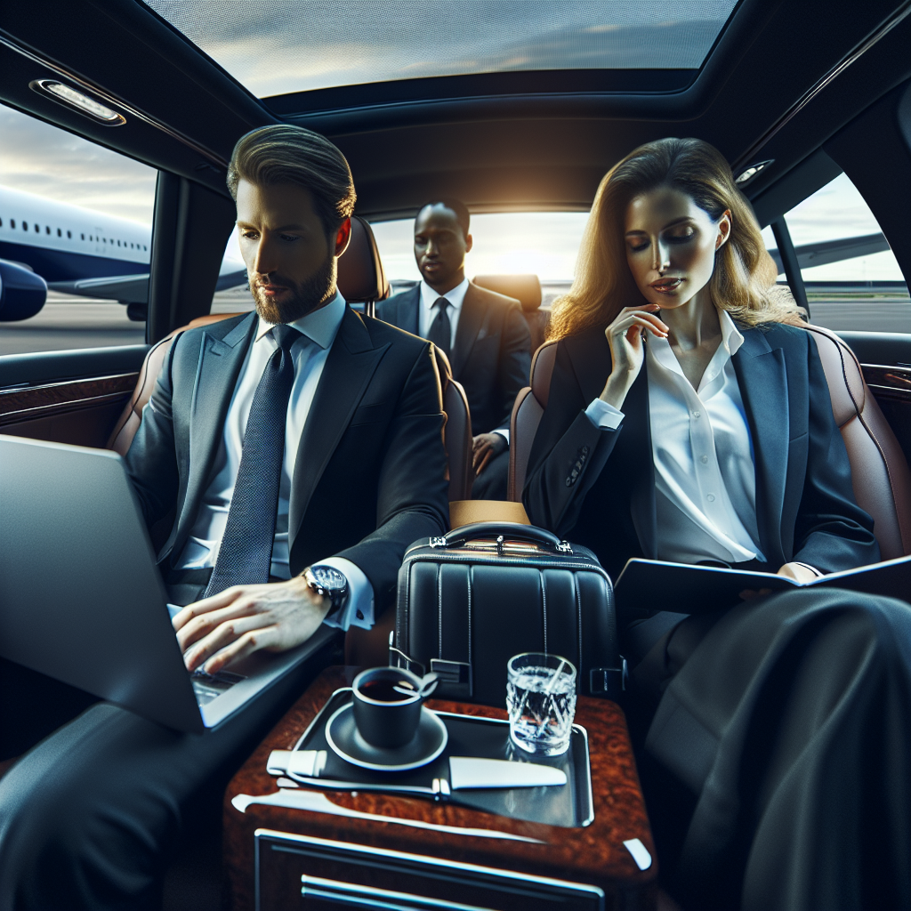 HPN Airport car service - In-Car Amenities: Working on the Go with Airport car service during fast-track regional departures and elite privacy