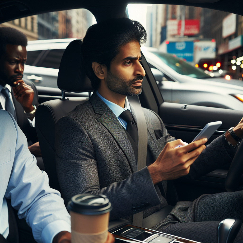 LGA Car service - In-Car Amenities: Working on the Go with Car service during notorious Queens traffic and rapid domestic turnarounds