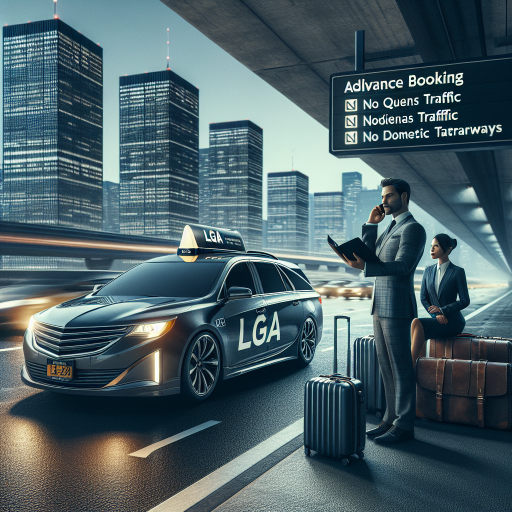 LGA Airport car service - Advance Booking: Securing Airport car service to Avoid notorious Queens traffic and rapid domestic turnarounds Delays