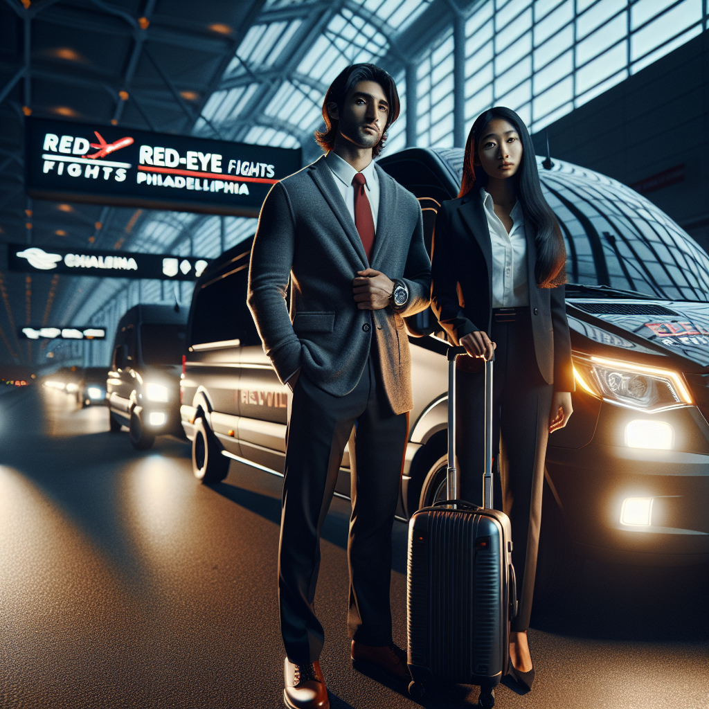 PHL Van service - Red-Eye Flights: 24/7 Van service Availability for Philadelphia Intl Late Arrivals