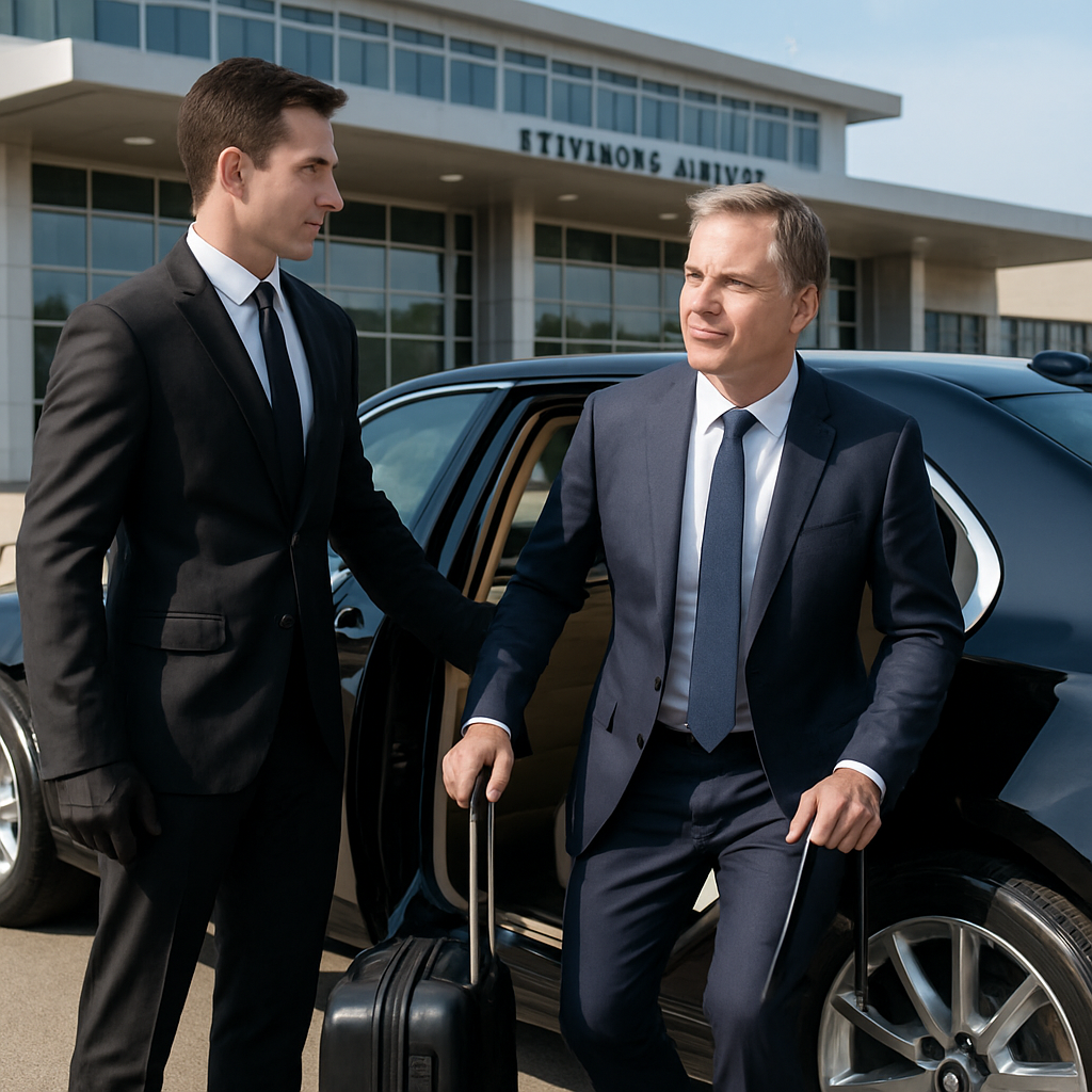 TEB Airport Transfer - Focus: Providing premier airport transfer to/from TEB. Highlight: Punctuality, professional chauffeurs, and luxury fleet comfort for all travelers.