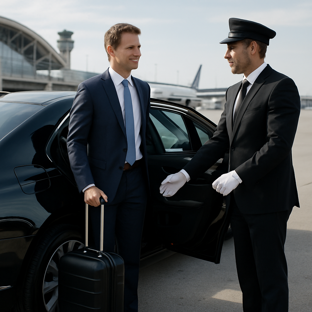 LGA Black Car Service - Focus: Providing premier black car service to/from LGA. Highlight: Punctuality, professional chauffeurs, and luxury fleet comfort for all travelers.
