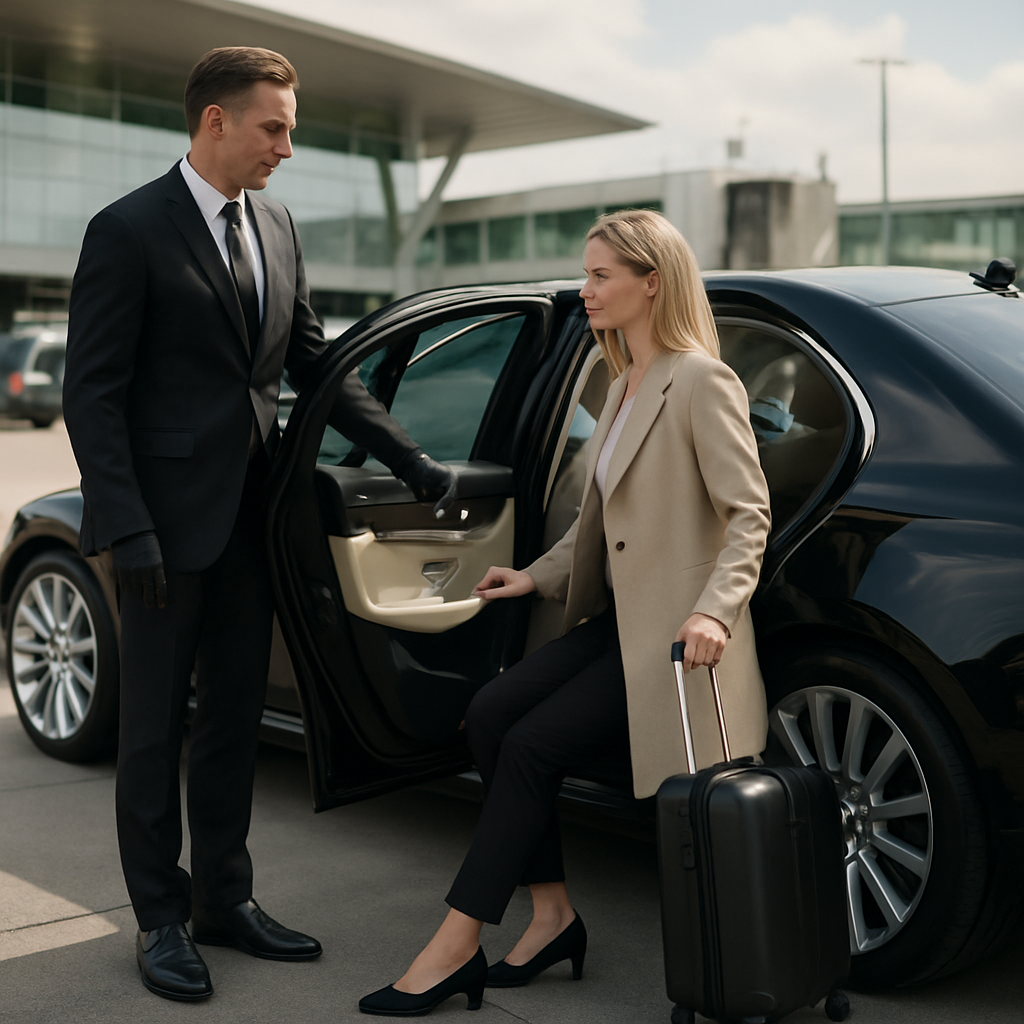 LGA Luxury Car Service - Focus: Providing premier luxury car service to/from LGA. Highlight: Punctuality, professional chauffeurs, and luxury fleet comfort for all travelers.
