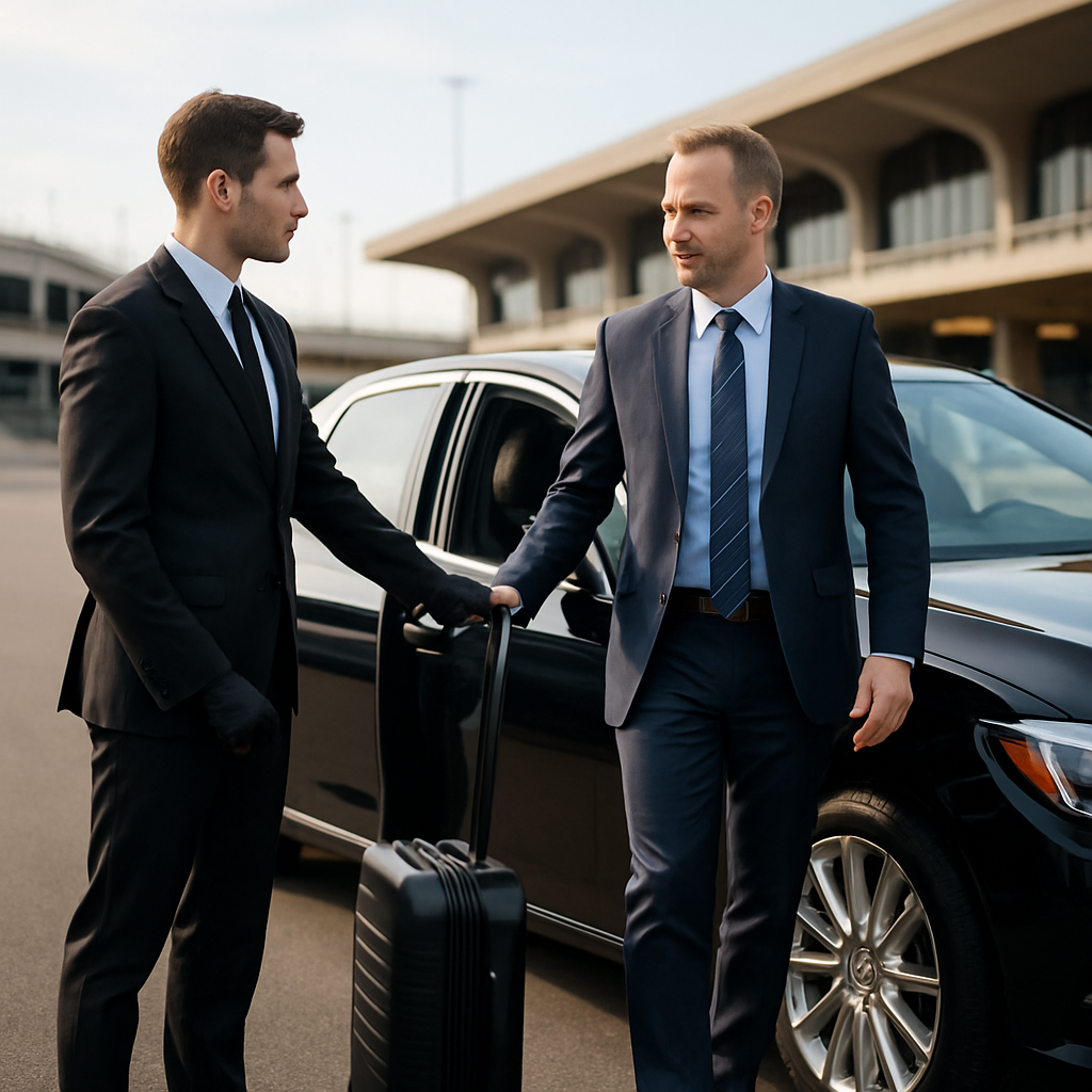 EWR Black Car Service - Focus: Providing premier black car service to/from EWR. Highlight: Punctuality, professional chauffeurs, and luxury fleet comfort for all travelers.