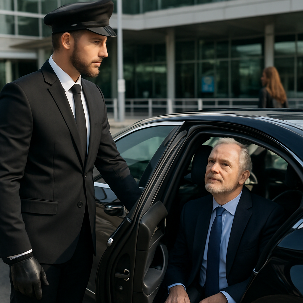 PHL Luxury Car Service - Focus: Providing premier luxury car service to/from PHL. Highlight: Punctuality, professional chauffeurs, and luxury fleet comfort for all travelers.