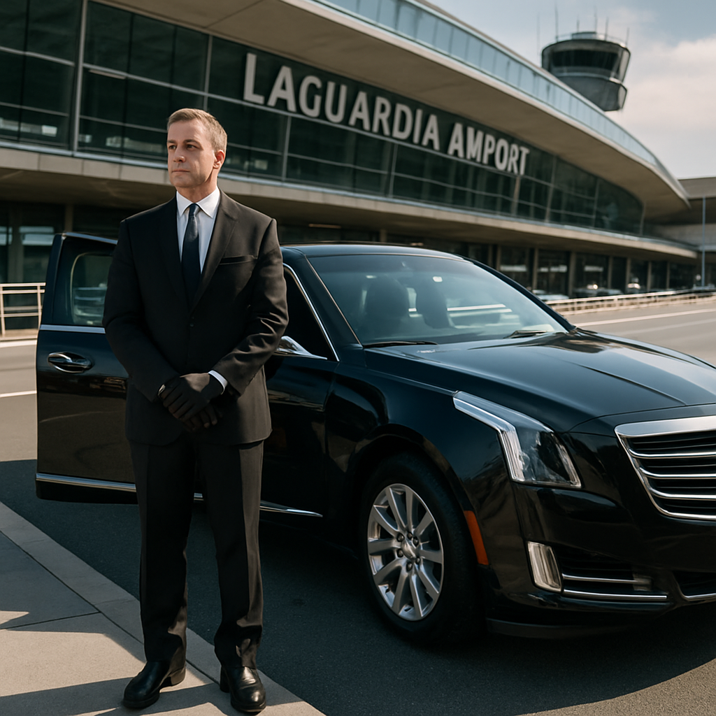 LGA Airport Limo - Focus: Providing premier airport limo to/from LGA. Highlight: Punctuality, professional chauffeurs, and luxury fleet comfort for all travelers.