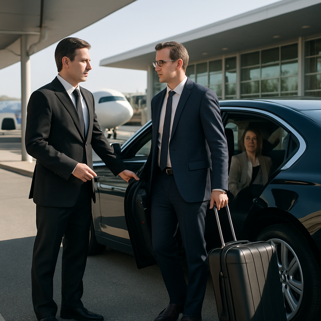 HPN Luxury Car Service - Focus: Providing premier luxury car service to/from HPN. Highlight: Punctuality, professional chauffeurs, and luxury fleet comfort for all travelers.