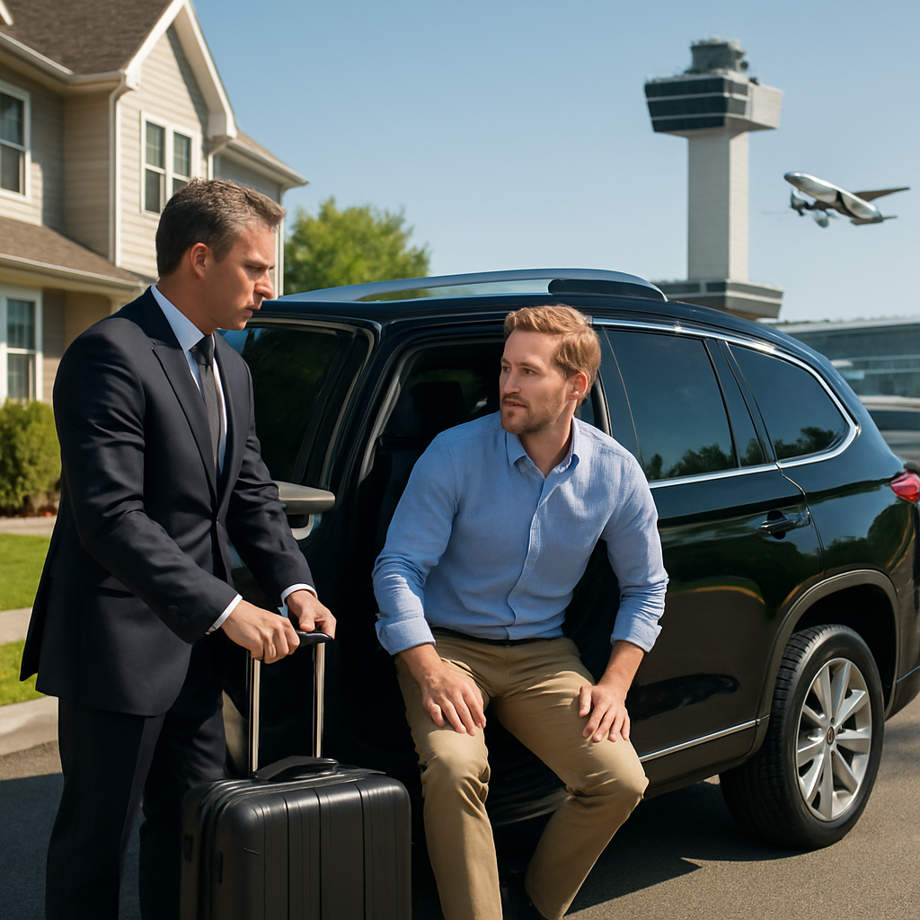 Middlesex County to JFK Airport Transfer - Focus: Convenient and stress-free airport transfer from Middlesex County to JFK. Highlight: Door-to-door service, zero parking hassles, and flight tracking.