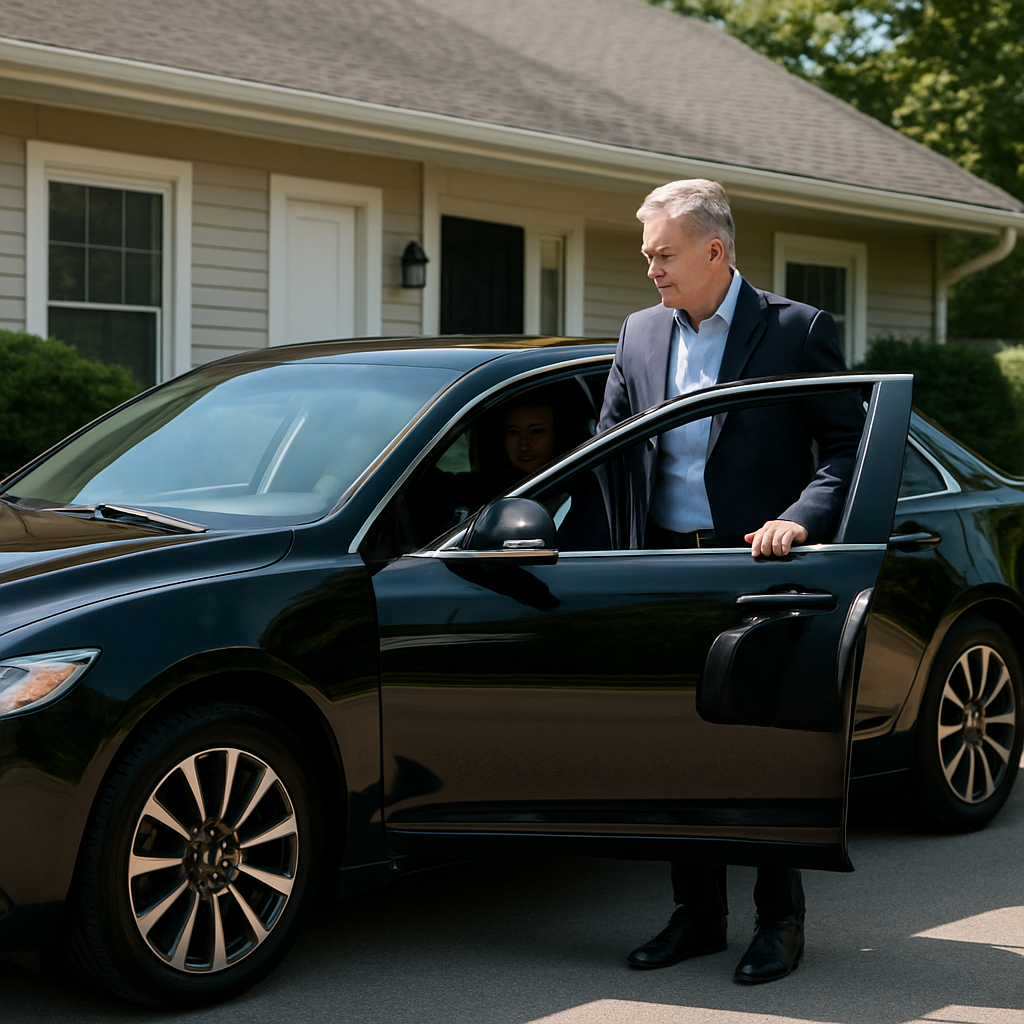 Middlesex County to LGA Black Car Service - Focus: Convenient and stress-free black car service from Middlesex County to LGA. Highlight: Door-to-door service, zero parking hassles, and flight tracking.