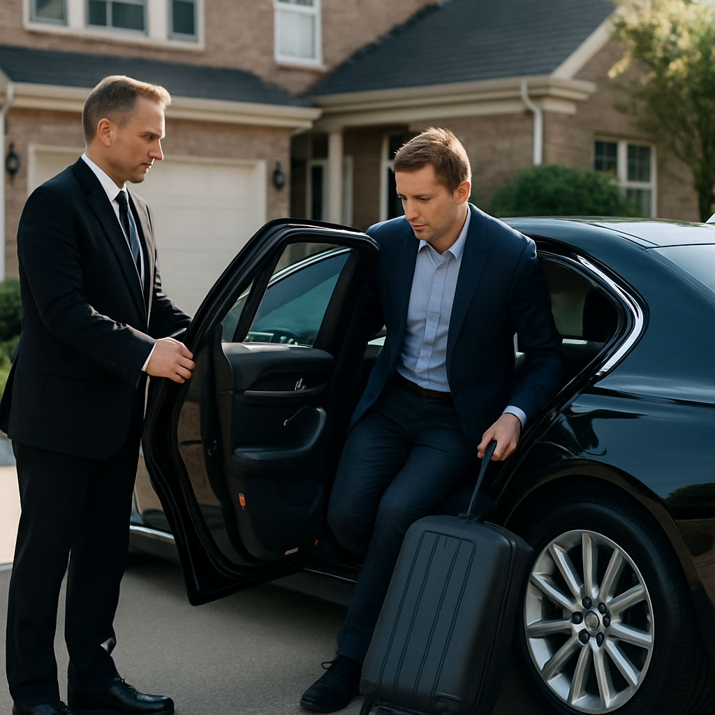 Monmouth County to LGA Luxury Car Service - Focus: Convenient and stress-free luxury car service from Monmouth County to LGA. Highlight: Door-to-door service, zero parking hassles, and flight tracking.