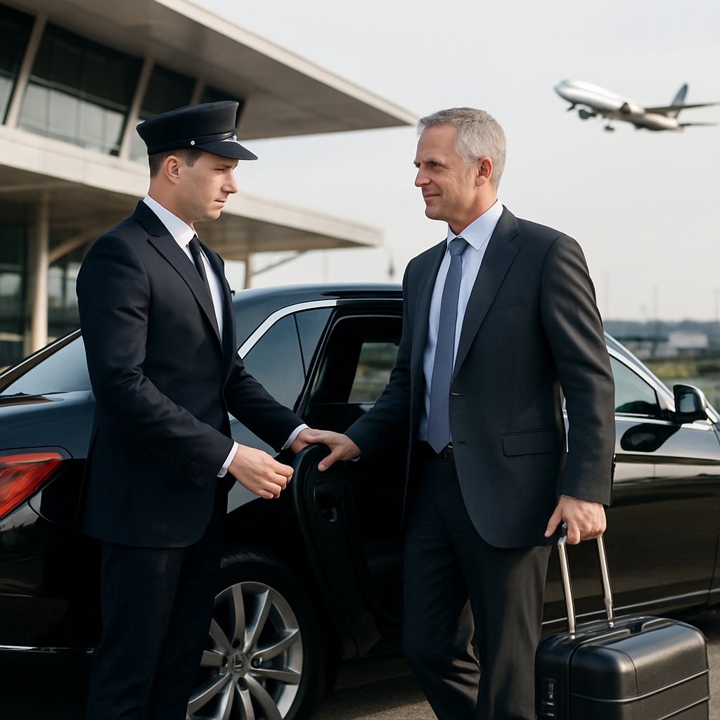Essex County to TEB Airport Limo - Focus: Convenient and stress-free airport limo from Essex County to TEB. Highlight: Door-to-door service, zero parking hassles, and flight tracking.