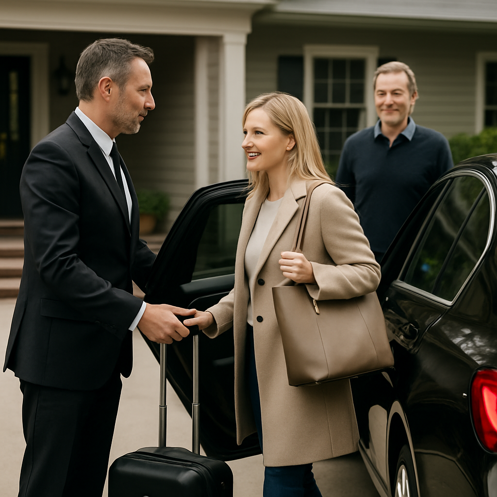Rockland County to EWR Chauffeur Service - Focus: Convenient and stress-free chauffeur service from Rockland County to EWR. Highlight: Door-to-door service, zero parking hassles, and flight tracking.