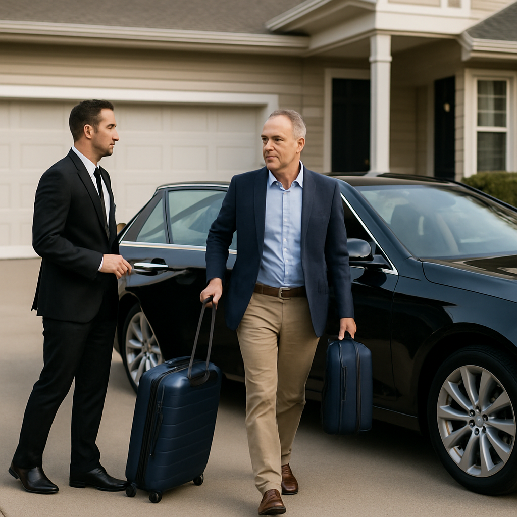 Morris County to EWR Black Car Service - Focus: Convenient and stress-free black car service from Morris County to EWR. Highlight: Door-to-door service, zero parking hassles, and flight tracking.