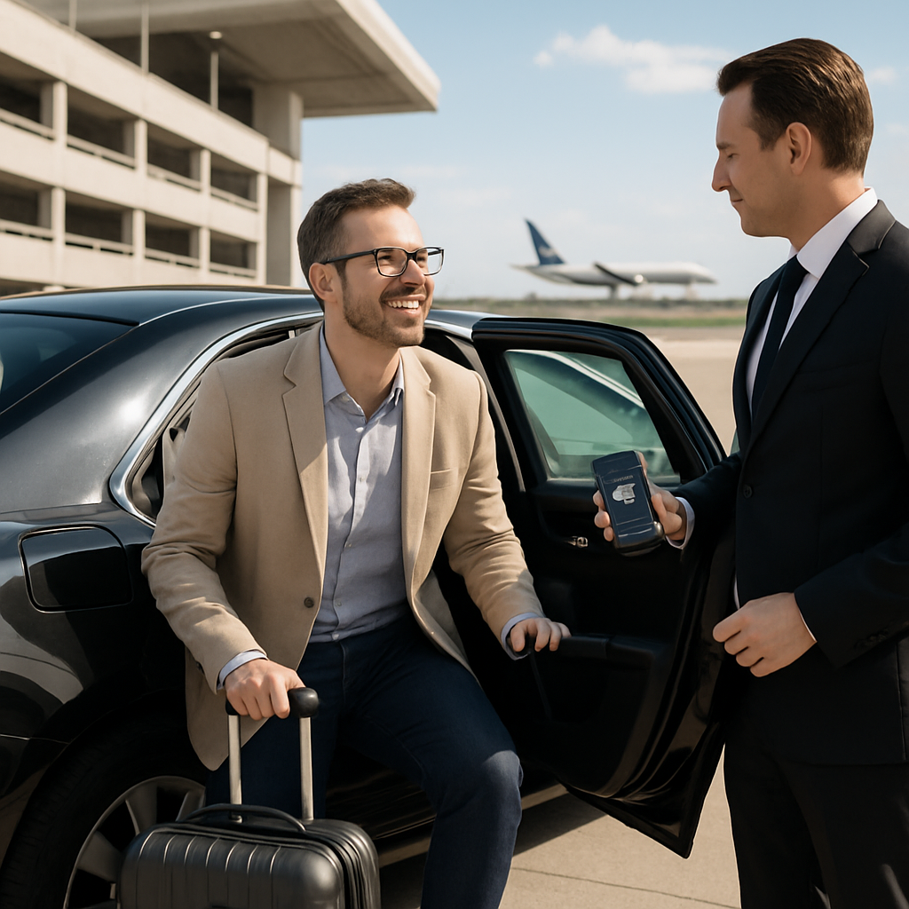 Essex County to PHL Airport Transfer - Focus: Convenient and stress-free airport transfer from Essex County to PHL. Highlight: Door-to-door service, zero parking hassles, and flight tracking.