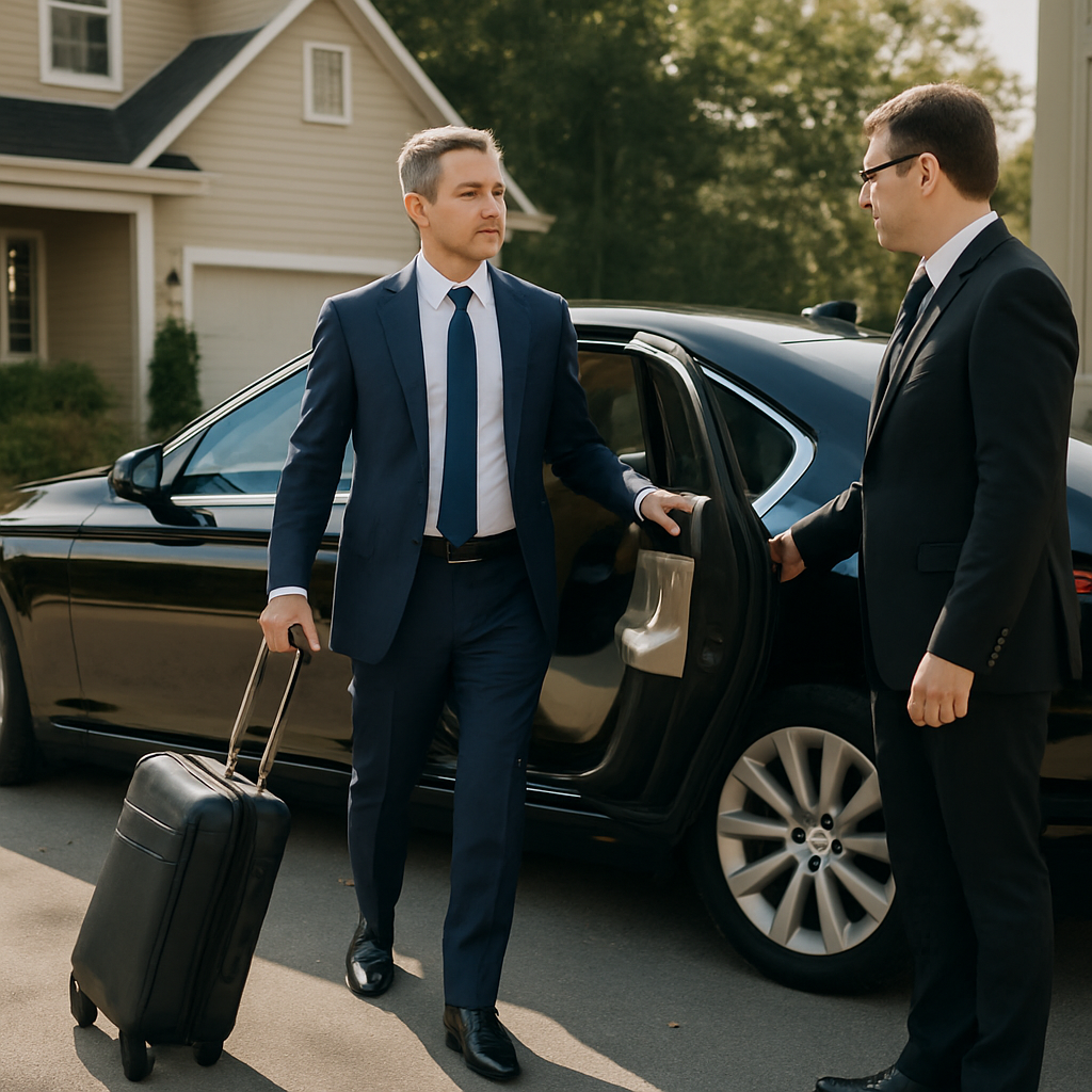 Orange County to EWR Black Car Service - Focus: Convenient and stress-free black car service from Orange County to EWR. Highlight: Door-to-door service, zero parking hassles, and flight tracking.