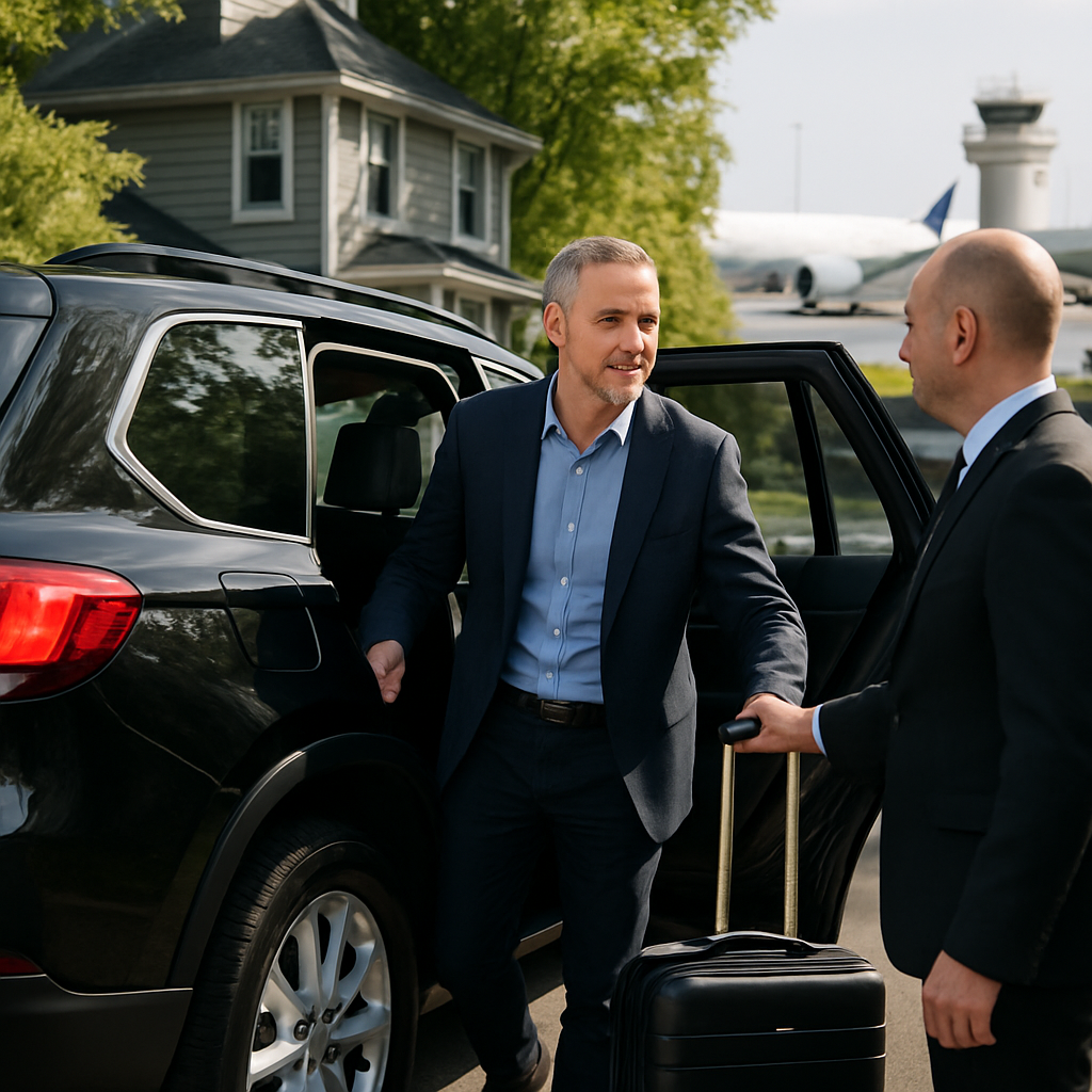 Essex County to LGA Airport Transfer - Focus: Convenient and stress-free airport transfer from Essex County to LGA. Highlight: Door-to-door service, zero parking hassles, and flight tracking.