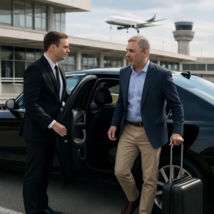Middlesex County to HPN Black Car Service - Focus: Convenient and stress-free black car service from Middlesex County to HPN. Highlight: Door-to-door service, zero parking hassles, and flight tracking.
