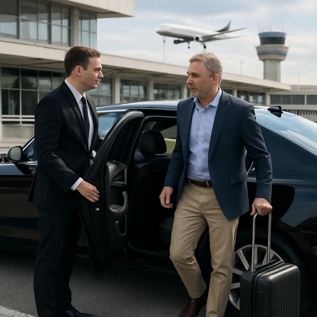 Middlesex County to HPN Black Car Service - Focus: Convenient and stress-free black car service from Middlesex County to HPN. Highlight: Door-to-door service, zero parking hassles, and flight tracking.