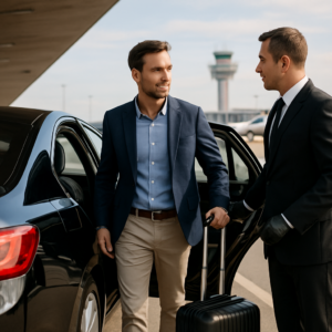 Hudson County to PHL Black Car Service - Focus: Convenient and stress-free black car service from Hudson County to PHL. Highlight: Door-to-door service, zero parking hassles, and flight tracking.