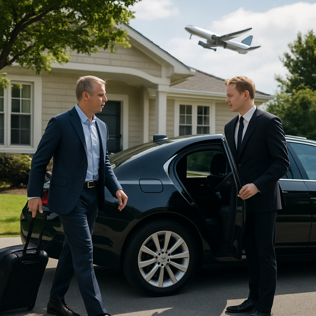 Passaic County to EWR Black Car Service - Focus: Convenient and stress-free black car service from Passaic County to EWR. Highlight: Door-to-door service, zero parking hassles, and flight tracking.