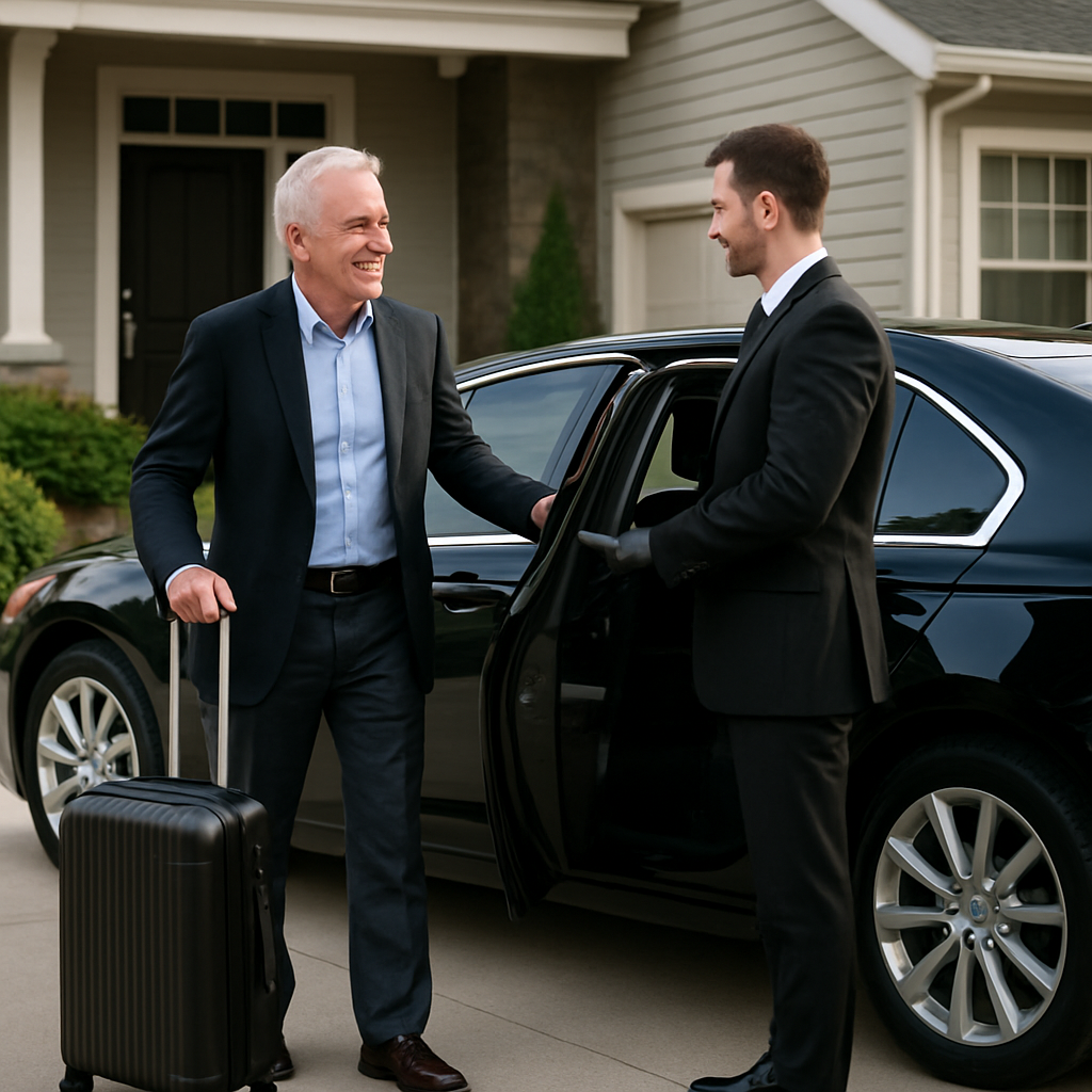 Essex County to PHL Chauffeur Service - Focus: Convenient and stress-free chauffeur service from Essex County to PHL. Highlight: Door-to-door service, zero parking hassles, and flight tracking.