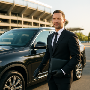 Sporting Event Chauffeur Service Orange County - Focus: Luxury chauffeur service for your sporting event in Orange County. Highlight: Making a statement with our fleet, professional service, and customized event packages.