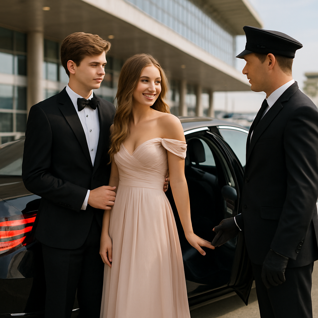 Prom Airport Transfer Middlesex County - Focus: Luxury airport transfer for your prom in Middlesex County. Highlight: Making a statement with our fleet, professional service, and customized event packages.