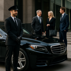 Corporate Event Black Car Service Hudson County - Focus: Luxury black car service for your corporate event in Hudson County. Highlight: Making a statement with our fleet, professional service, and customized event packages.