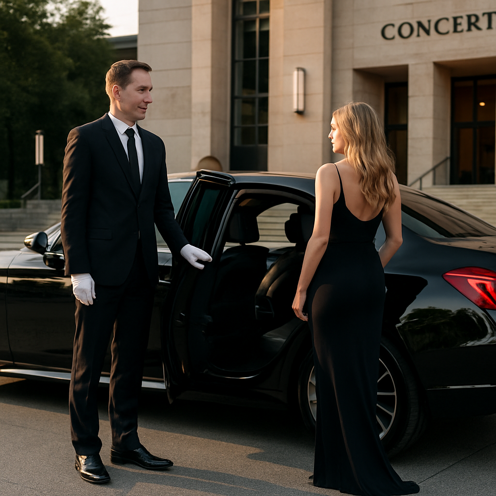 Concert Chauffeur Service Middlesex County - Focus: Luxury chauffeur service for your concert in Middlesex County. Highlight: Making a statement with our fleet, professional service, and customized event packages.