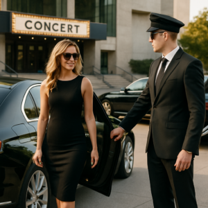 Concert Chauffeur Service Monmouth County - Focus: Luxury chauffeur service for your concert in Monmouth County. Highlight: Making a statement with our fleet, professional service, and customized event packages.