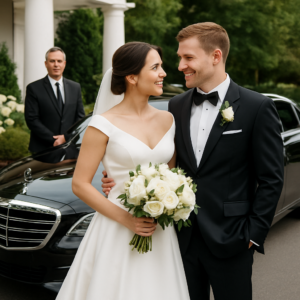 Wedding Black Car Service Monmouth County - Focus: Luxury black car service for your wedding in Monmouth County. Highlight: Making a statement with our fleet, professional service, and customized event packages.