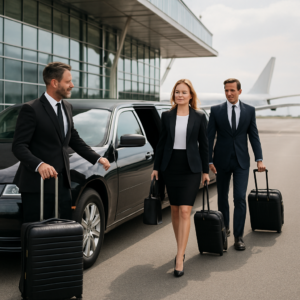Corporate Event Airport Limo Hudson County - Focus: Luxury airport limo for your corporate event in Hudson County. Highlight: Making a statement with our fleet, professional service, and customized event packages.