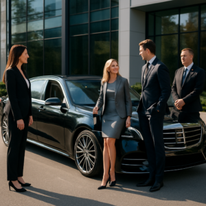 Corporate Event Luxury Car Service Rockland County - Focus: Luxury luxury car service for your corporate event in Rockland County. Highlight: Making a statement with our fleet, professional service, and customized event packages.
