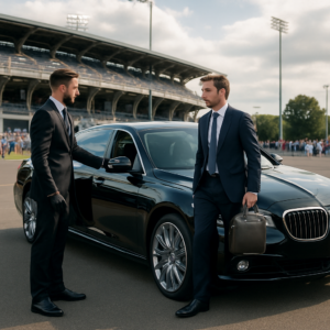 Sporting Event Luxury Car Service Bergen County - Focus: Luxury luxury car service for your sporting event in Bergen County. Highlight: Making a statement with our fleet, professional service, and customized event packages.