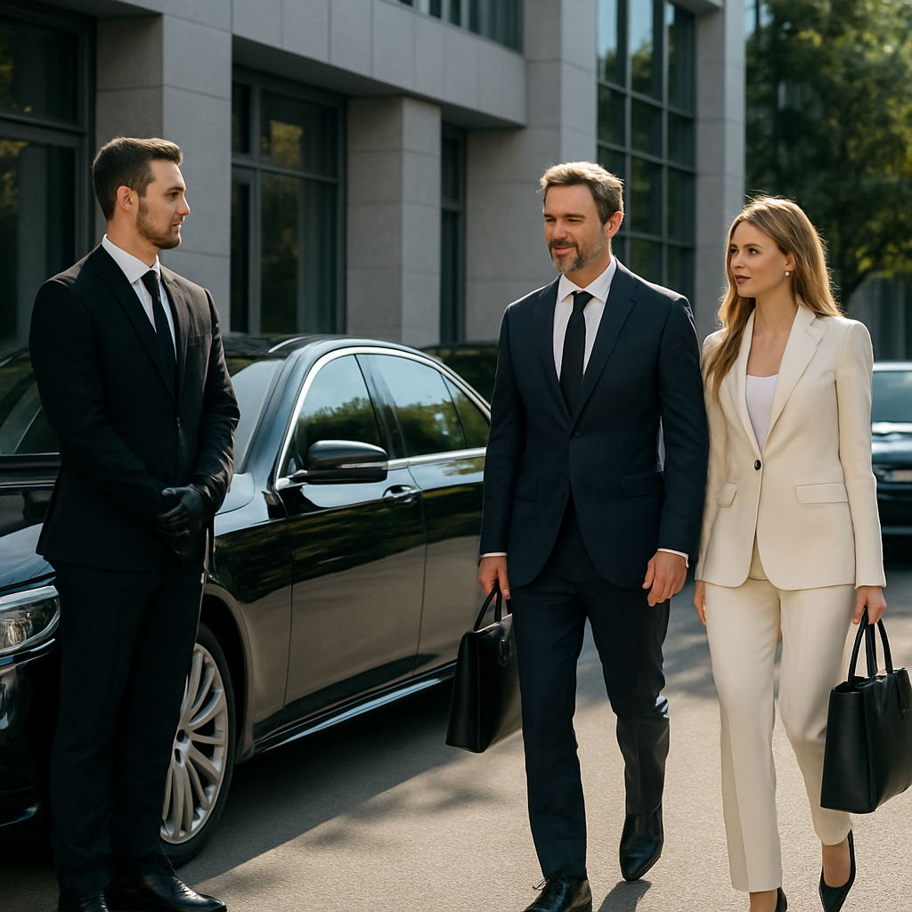 Corporate Event Luxury Car Service Bergen County - Focus: Luxury luxury car service for your corporate event in Bergen County. Highlight: Making a statement with our fleet, professional service, and customized event packages.